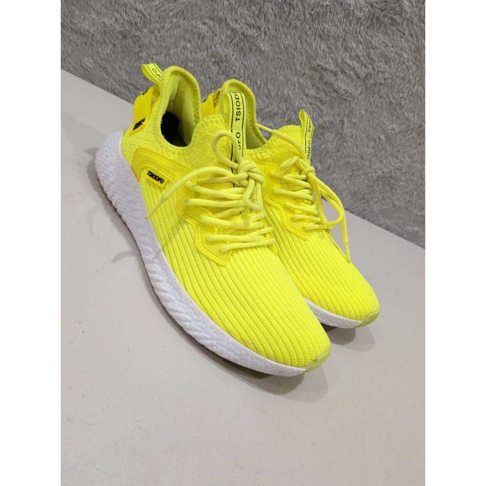 Tsiodfo Men's Athletic Running Shoe  Neon Yellow Green Size 9.5 Eu 43